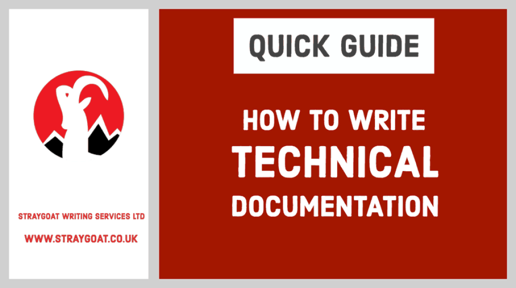 How to write technical documentation.