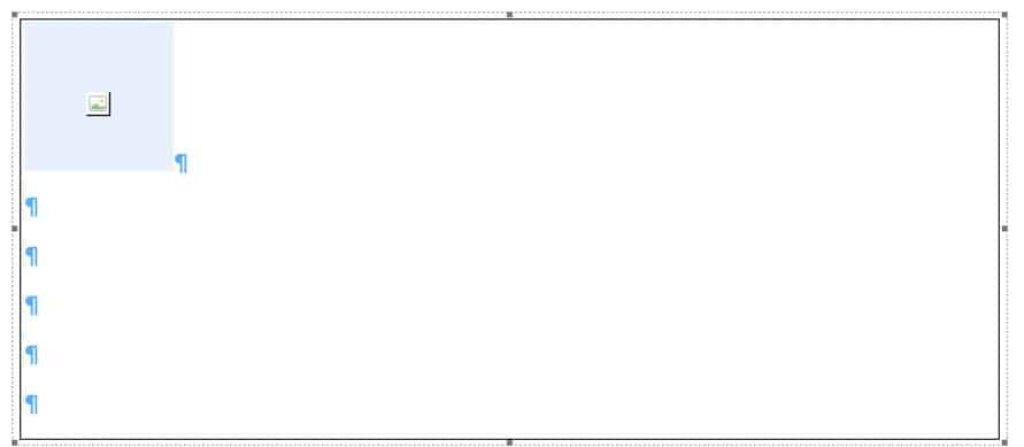 An image box inside a frame.